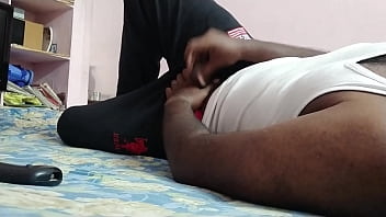 Enjoying Alone And Jerking At Home