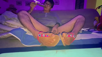 July Sandalfetish Con Sandalias Rositas