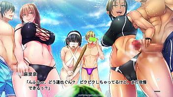 Our Sexual Feast Part 10.2 Handjob Fun On Beach - Cumplay Games