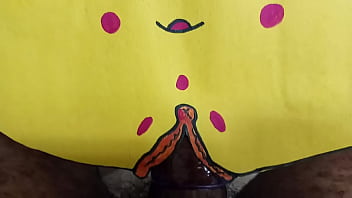 Dr. Stacey' Yellow Alien Monster Girl Session !!!!