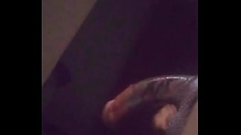 Kenya Big Has His Black Big Juicy Cock Oiled Up For Some Solo Time