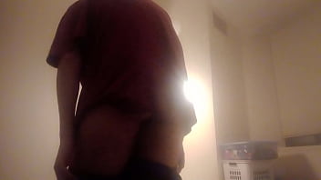 Showing Off And Spanking My Amateur Trans Ass