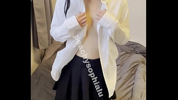 Petite Asian Girl Uniform Orgasm And Finger In Hd