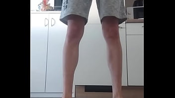 Peeing In Kitchen - wetting-pants, peeing-in-pants, wetting-floor - Video 1535520