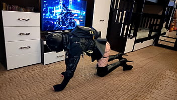 Russian Teen Boy In The Image Of A Fetish Doll