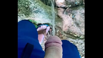 Wife Not Home_ Husband Pissing In The Yard