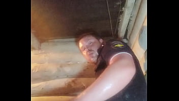 Russian Gay Cop Fucked His Fat Ass With A Banana!