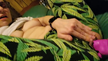 Ripped Leggings, Pink Dildo Orgasm