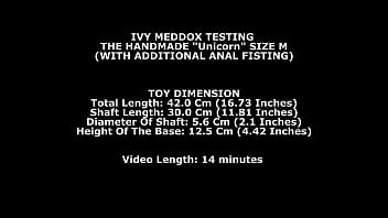 Ivy Maddox Testing The Handmade Unicorn M (with Additional Anal Fisting) Twt228