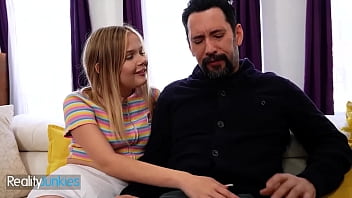 Gorgeous Blonde (coco Lovelock) Seduces Her New Stepdad (tommy) To Give Her A Rough Fuck On The Couch - Milehigh