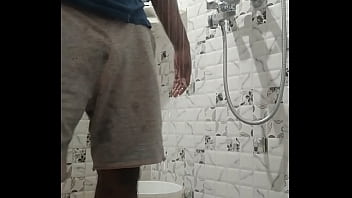 Telugu Boy Enjoying Bath