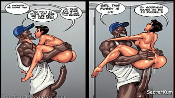 Art Class Season #2 Ep#4 - 2 Big Black Cocks Back To Back Dirty Slut Apple Ipad Pro Comic Art