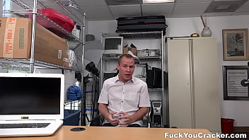 Cracker Cums While Getting Black Cocked