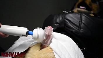 Furry Wand Milking Bondage