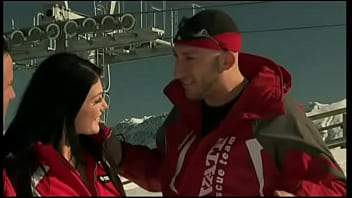 Roxy Gets A Dp On The Snowy Slopes Of A Mountain Before Getting Facial