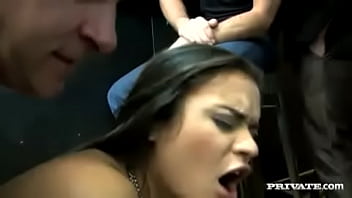 Alice Has Tattoos And Attitude As She Fucks A Bar Full Of Men