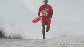 Anita Bellini And Belle Claire In An Interracial Anal Threesome On The Beach