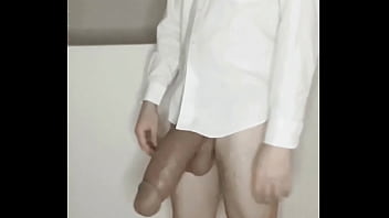 Dressing Up With My 14 Inch Cock