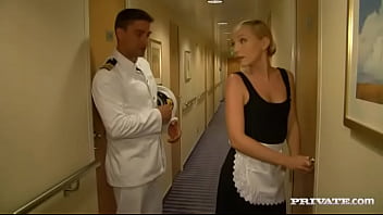 Blonde Waitress Nataly Von Gets Her Wet Box Penetrated In A Restaurant