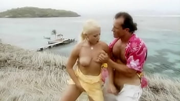 Vera And Her Man Are On The Tropical Beach Having Hardcore Sex