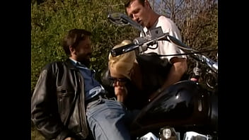 Miss Gina Gets Fucked Hard By Two Men In The Great Outdoors