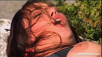 Cinthya Catches An Intruder And Enjoys Taking His Cock And His Cum