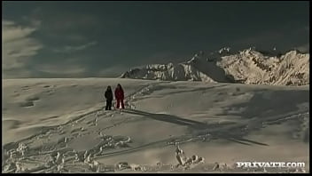 Judith Fox And Priva Receive A Mouth Full Of Cum On A Mountain