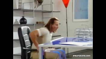 ⁣Cynthia Lets A Very Beefy Dude Nut On Her Pretty Titties