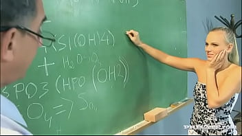 Teen Student Barbie White Rides Teachers Dick Before Getting A Facial