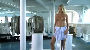 The Gorgeous Blonde Laura Crystal Does A Striptease Before A Blowjob