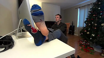 Myles Rest' His Feet up on the Desk in Your Face! 1080p HD