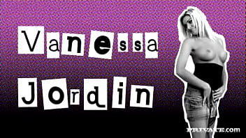 Blonde Vanessa Gets A Pearl Necklace After Mmf Threeway Blowjob