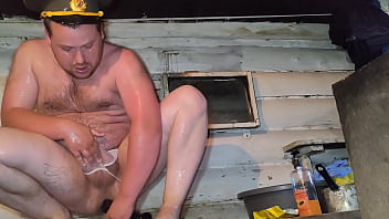 Russian Gay Rides His Huge Delicious Ass On A Black Dick And Makes A Blowjob))))