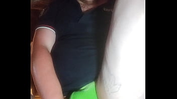 The Guy Is Testing The Strength Of His Anal.