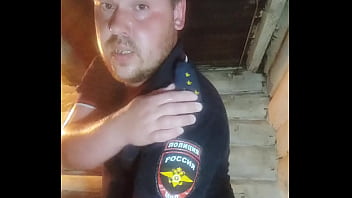 A Cop With A Huge Ass Uses A Banana In The Wrong Way))) Big Ass, Tattoos, Anal Sex