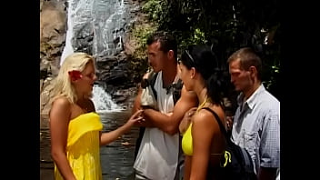 Sunny Blue And Yasmine Enjoy An Outdoor Oral Lesbian Experience