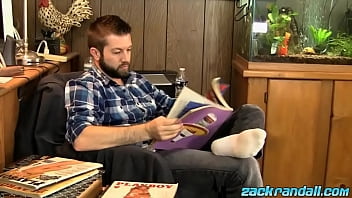 Handsome Bearded Amateur Jason Masturbates And Cums Solo