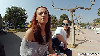 Big Tit Brunette Gets Fucked In Public