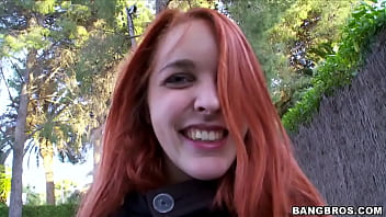 Redhead Latina With Pink Nipples Takes A Mouthful