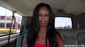 Ghetto Black Girl Gives Up Ass For Cash On Bangbus