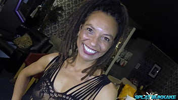 Gorgeous Ebony Milf Sucks Cock In Her Debut Bukkake