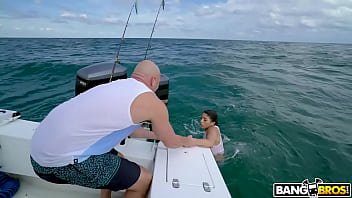Cuban Hottie Gets Rescued At Sea