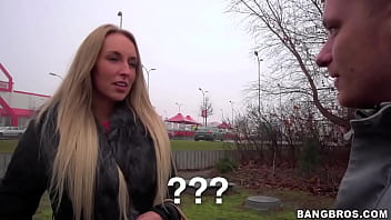 Hot Blonde Slut Fucks In Public