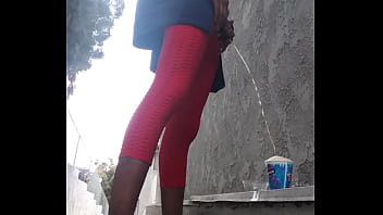 Taking A Huge Piss In Cup