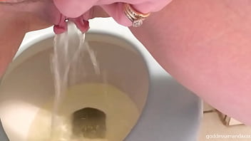 Peeing And Farting On The Toilet