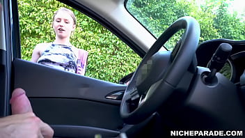 Cock Flash _ Cum Shot For Pretty, Blue Eyed White Girl