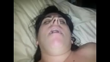 Her Intense Anal Creampie Orgasm