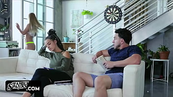 Guy Relieves His Sexual Tense With Blonde Sister, Sloan Harper, Peter Green