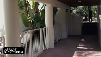 Creepy Step Father Hunting His Young Step Daughter At Home