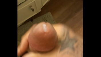 Stroking My Big Cock Until I Cum